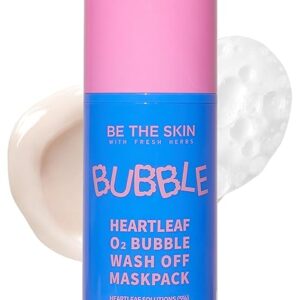 be the skin bubble heartleaf o2 wash off maskpack, 50гр Хүчилтөрөгчтэй хөөсөн маск