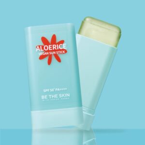 be the skin aloerice vegan sun stick (spf50+ pa++++) stick хэлбэрийн нарны тос.