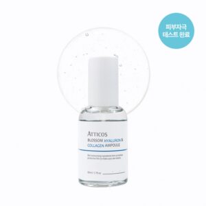 atticos blossom hyaluron & collagen ampoule (50ml) 💧✨ Гүн чийгшүүлэгч ампул