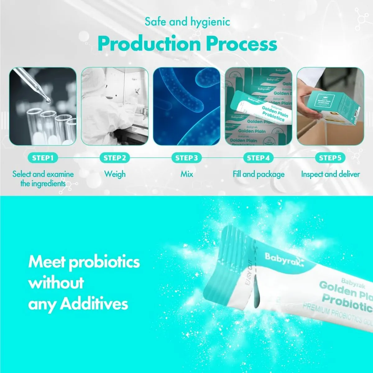 babyrak premium probiotics golden plain Хүүхдийн гэдэсний ашигтай бактери babyrak premium probiotics golden plain Хүүхдийн гэдэсний ашигтай бактери