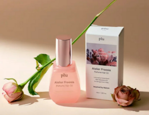 plu atelier freesia perfume hair oil Үнэртэй устай үсний тос